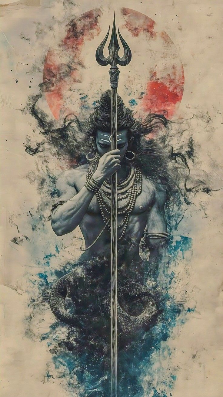 Acrylic Poster (Shiva)