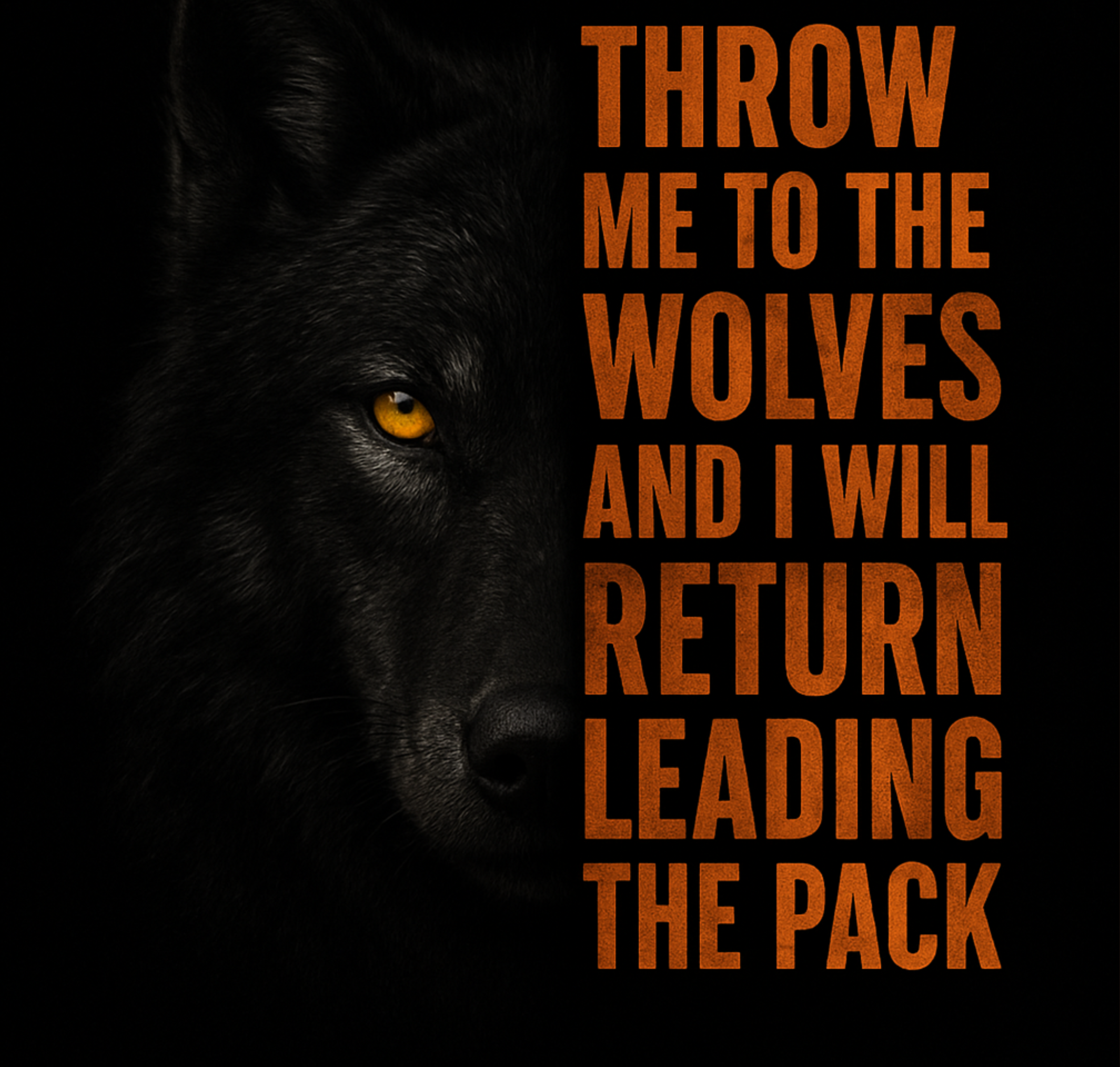 Acrylic Poster (WOLF #MAN_EGO)